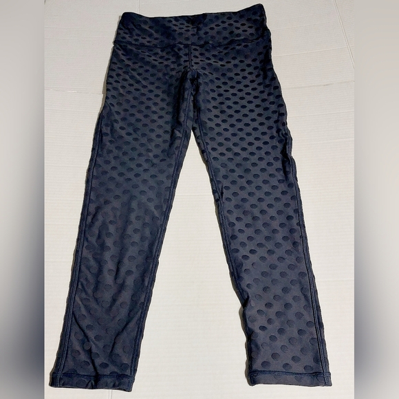 Mono B - Polka Dot Leggings- "Grey/Blue" Large - Picture 2 of 8